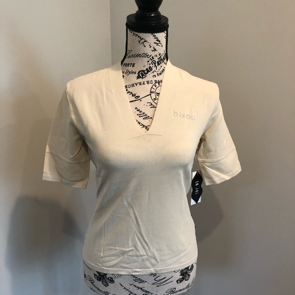 Bisou Top with Rhinestones